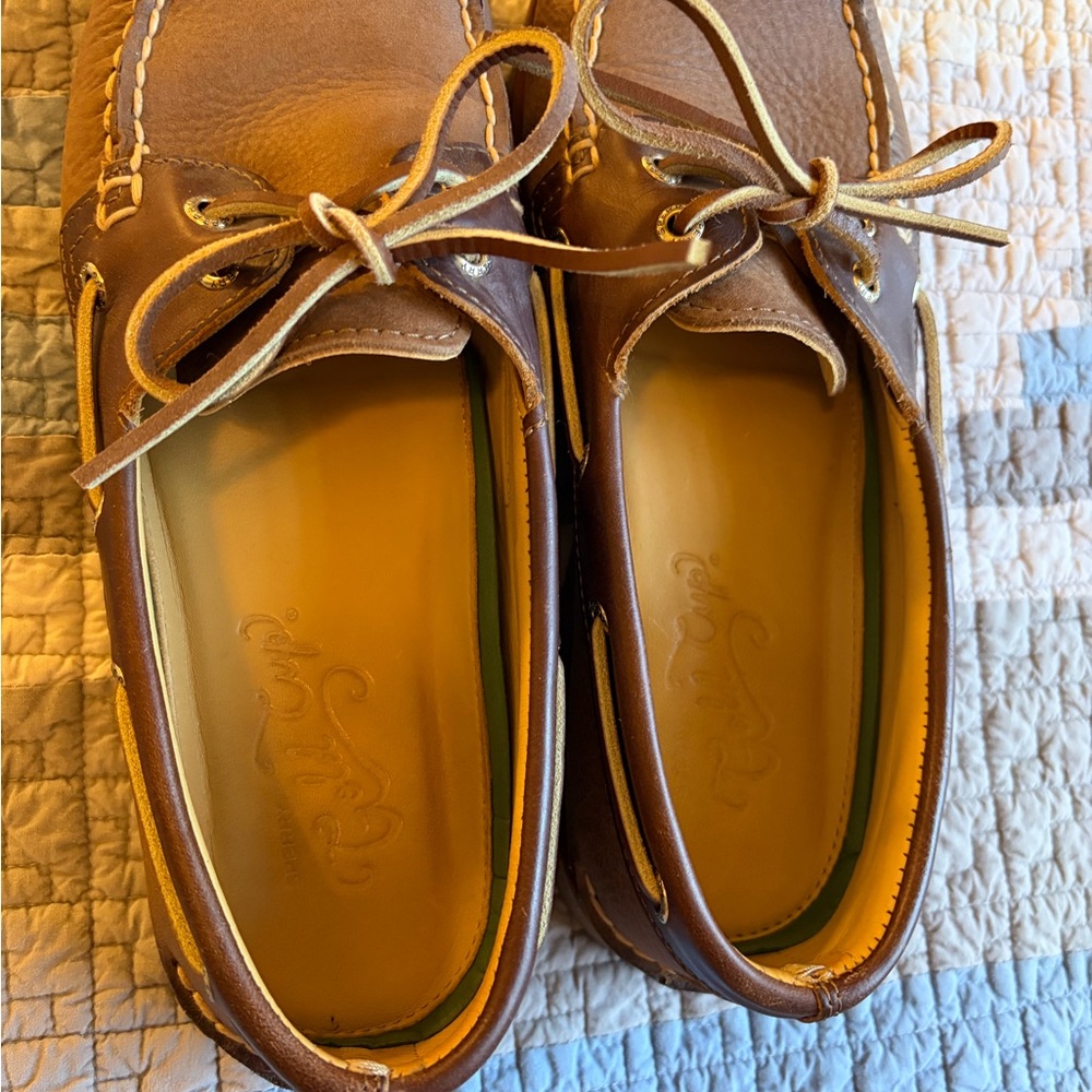 Sperry Dark Brown Leather Boat Shoes - Picture 3 of 3